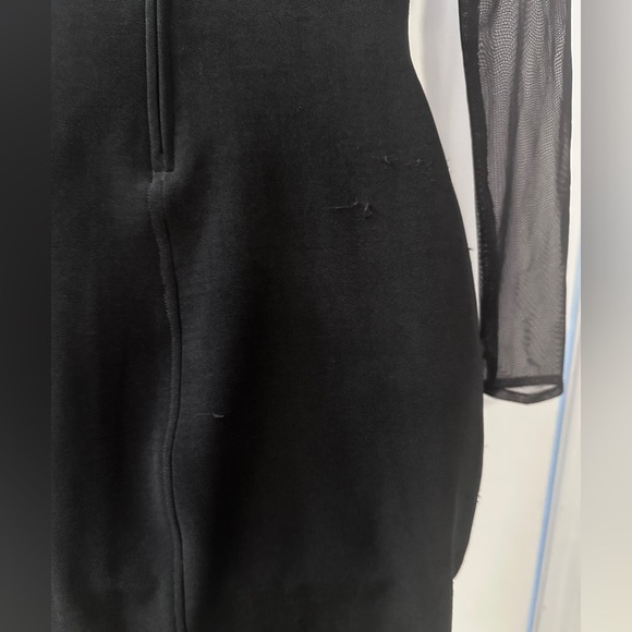 Tadashi Vintage 80’s Party Glam Women’s Small Black Sequin Mesh Dress - Picture 15 of 15